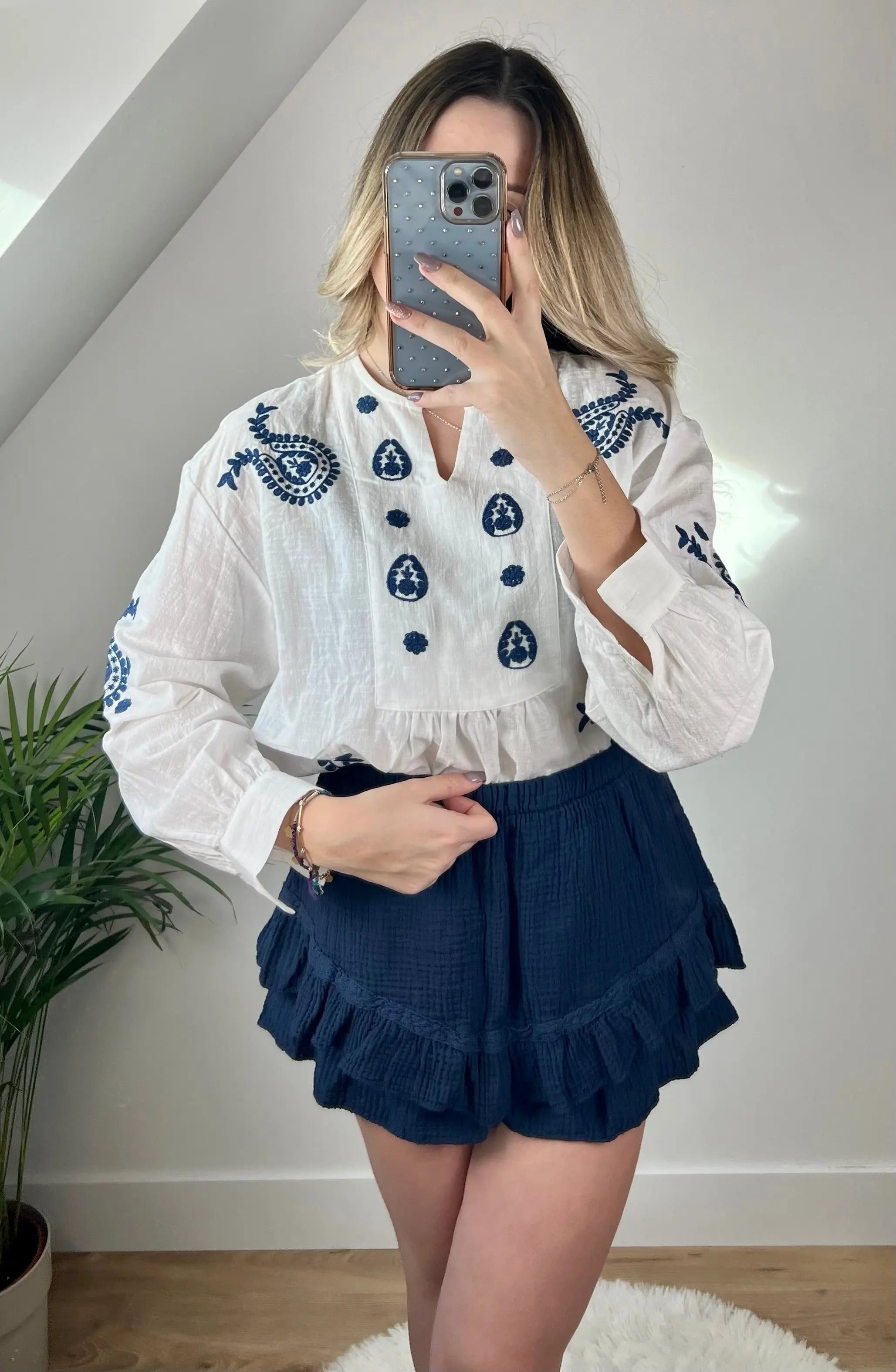 Blouse Santorini Bleu