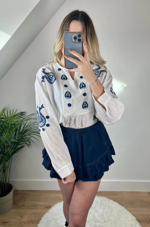 Blouse Santorini Bleu