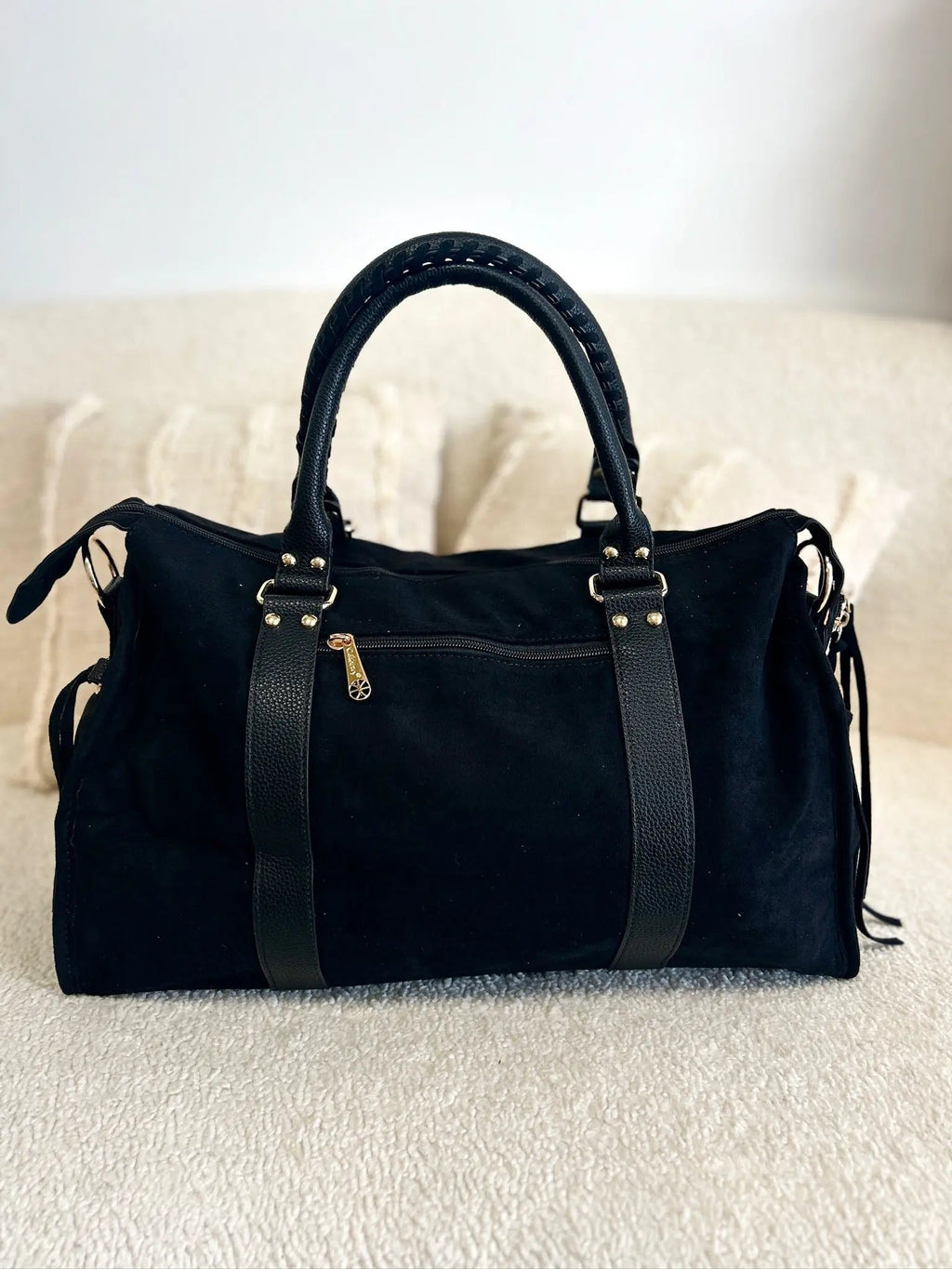 Sac Elsa suédine noir XXL
