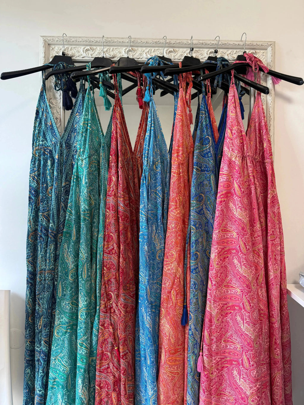 Robes bohème turquoise