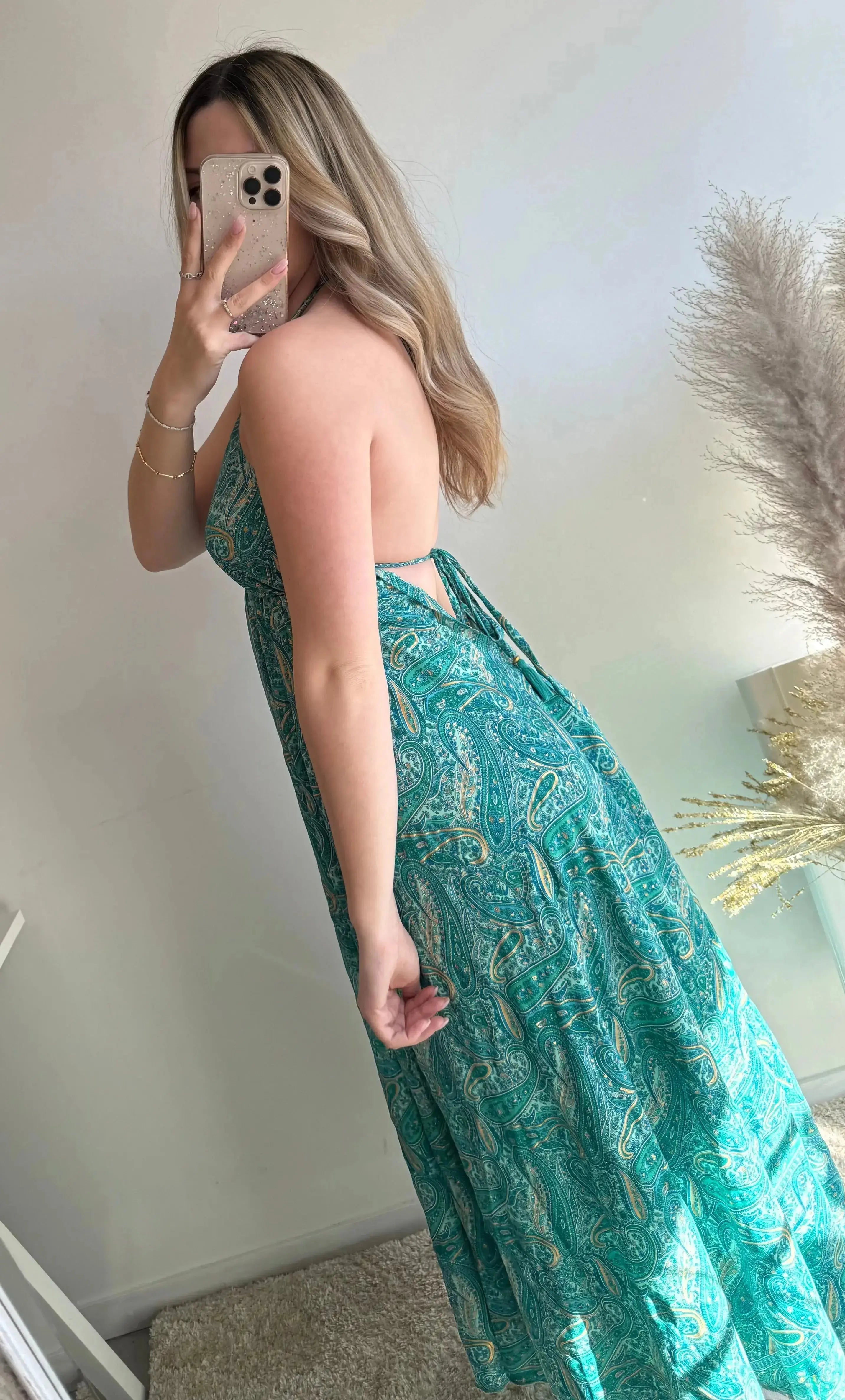 Robes bohème turquoise