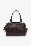 Sac Alma chocolat lisse précommande expédition prévue le 20/09