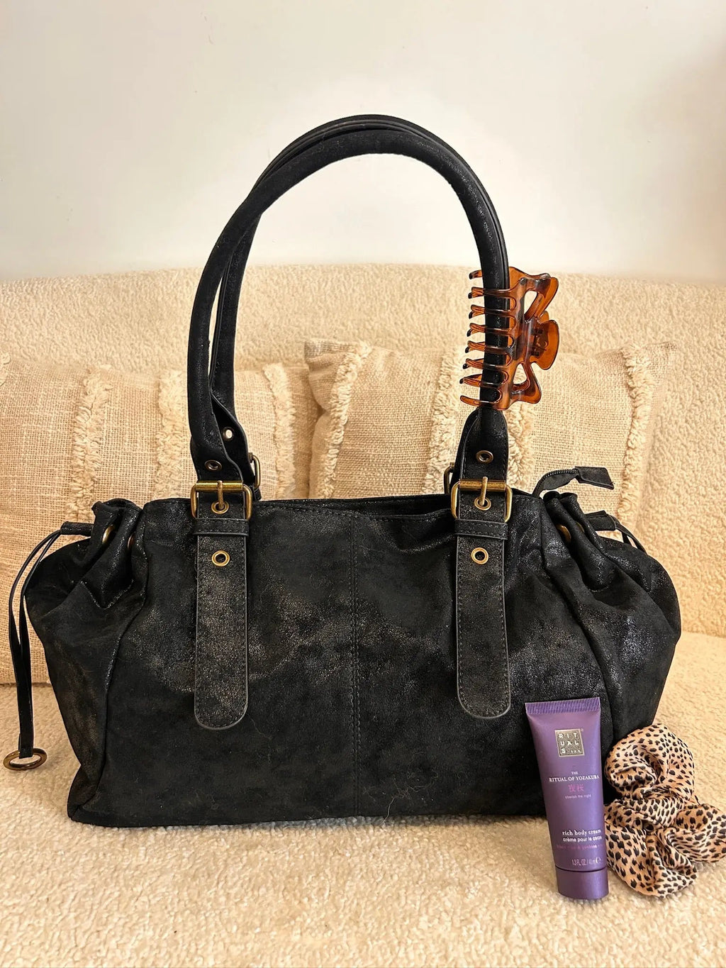 Sac Alma irisé noir