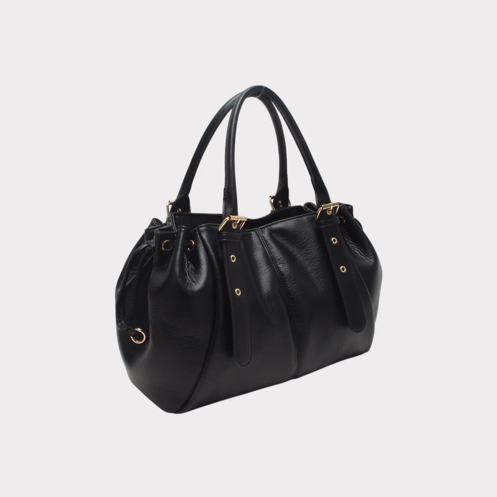 Sac Alma noir lisse précommande expédition prévue le 25/08
