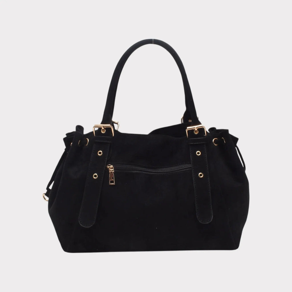 Sac Alma noir suédine précommande expédition le 01/09