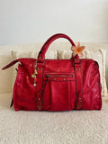 Sac Elsa XXL brillant rouge