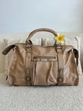 Sac Elsa XXL brillant taupe