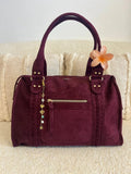 Sac Nina suédine bordeaux