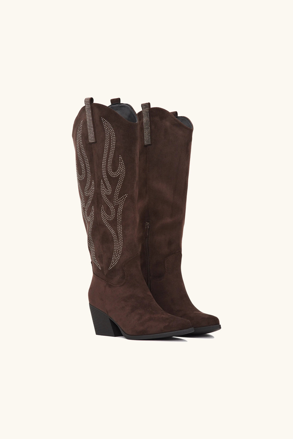Santiags Beverly chocolat