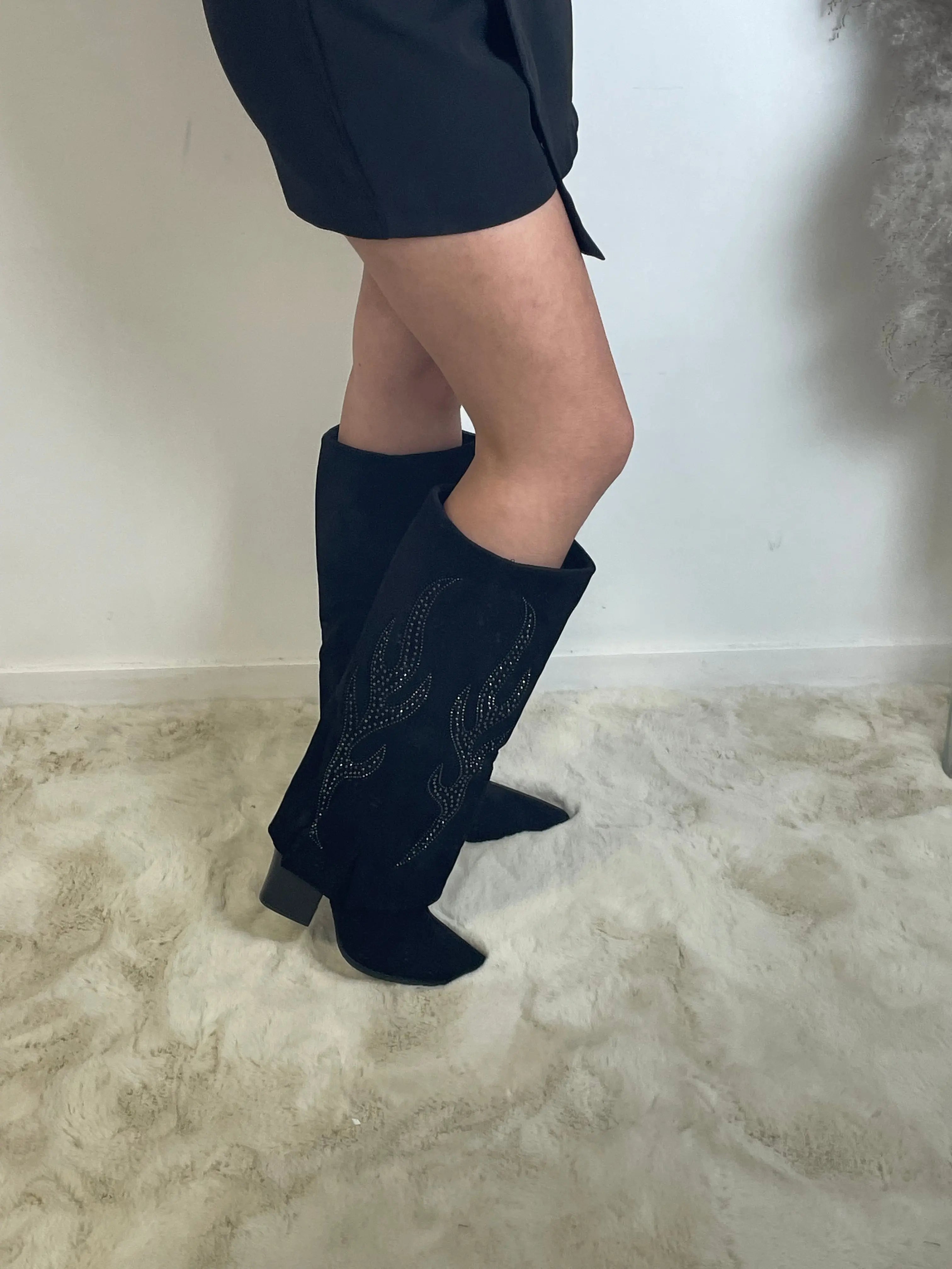 Santiags Clara noir