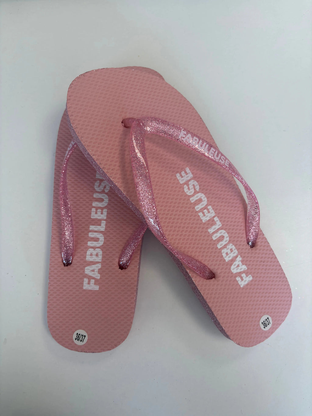 Tongs à paillettes