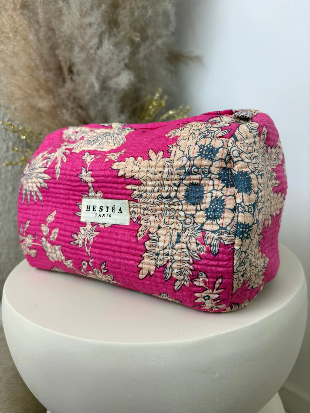 Trousse bohème Alba fuchsia